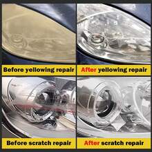 1 Bottle 100ml Professional Headlight Restoration Kit - Removes Discoloration, Oxidation And Fogging On Vehicle Headlights - Lens Polishing Abrasive - Effectively Enhances Headlight Shine, Polishing Abrasive JB-XPCS