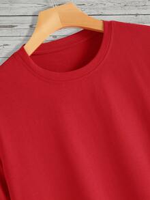 男士休闲街头风T恤和运动裤套装（情侣款，心形皇冠印花T恤和运动裤），春夏款（2件套） - 彩色 - 查看 5