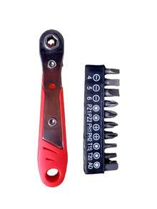 20pcs Angled Ratchet Screwdriver Set, 90 Degree Offset Screwdriver, Suitable For Tight Spaces, Narrow Space Ratchet Handle, 36-Tooth Reversible Mini Ratchet Set, Can Operate In 5 Different Positions. Right Angle Bent Design, Non-Slip Handle, Round Head Applicable To 80 Areas, Equipped With 1/4" Ratchet, Hex, And Star Screwdriver Bits, EDC Drill Driver, Suitable For Narrow Spaces, Bicycles (Men's Tool) - Multicolor - View 13