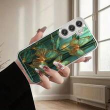 Funda de Teléfono de Flor de Mariposa Verde de Bosque de Bambú para Samsung Galaxy A02 A03S A04 A05S A06 A13 A14 A15 A16 5G A21S A22 A23 A24 A25 A26 A32 A34 A35 A36 A50 A52 A53 A54 A55 A56 A73 S21 Ultra S22 Plus S23+ S24 FE S48 Funda de Teléfono Transparente de Caricatura a Prueba de Golpes de Cobertura Completa TPU Funda Suave Creativa - Multicolor - Ver 7