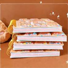 Random Color Cartoon Cute Pocket Notebook, Kawaii Squishy Liquid Quicksand Spiral Notepad For Primary School Students - Multicolor - View 3