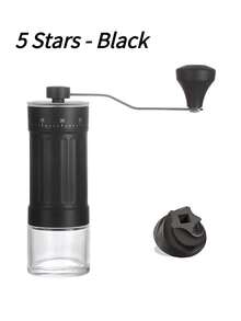 Manual Coffee Grinder, Hand Coffee Mill, Coffee Bean Grinder, Hand Coffee Grinder, Extended Crank Design For Effortless And Smooth Grinding - Multicolor - View 7