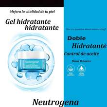 Neutrogen a Hydro Boost Gel Hidratante Facial 50 g Ácido Hialurónico Todo Tipo de Piel/Doble hidratación/control de grasa que dura 8 horas/evita la sequedad del rostro. - Blanco - Ver 4