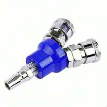 Conector neumático para compresor de aire-SMV redondo bidireccional SMY redondo conector rápido de rosca interna de tres vías-herramienta neumática 5RBB - Ronda de ida y vuelta - Ver 10