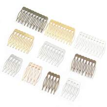 5/8/10 Teeth Metal Hair Comb Bronze Tone Hair Clips Claw Hairpins DIY Jewelry Findings & Components Wedding Hair Supplies - Multi-tooth Comb - View 5