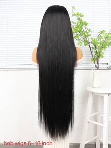 [Straight Wigs] 13x4 Straight Lace Front Wigs For Women With 180%Density - Pre Plucked & Pre Cut Straight Hair Wig, Black Long Hair Suitable For All All Skins,No Glue Needed Wig, Ready-To-Wear Wigs For Women,New Year Gifts For Women Lace Frontal Human Hair Wigs With Beautiful Straight Texture For Women,Comfort And A Natural Look.Fashion Styling,Beginners Friendly,Beauty Gift Option For Friends..(Bob Wigs 6-16inch) - SNatural - View 11