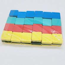 1/4个可重复使用的黑板擦，磁性白板擦，干擦擦，适用于粉笔痕迹，家居办公用品