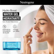 Neutrogen a Hydro Boost Gel Hidratante Facial 50 g Ácido Hialurónico Todo Tipo de Piel/Doble hidratación/control de grasa que dura 8 horas/evita la sequedad del rostro. - Blanco - Ver 7