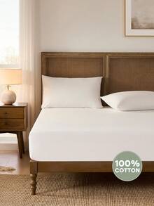 1 件纯色白色床笠、床垫保护套、床垫罩、床单、柔软透气、适合所有尺寸的床 - 单人床、双人床、特大床、大号床单、深口袋床单、最大 11.8 英寸深口袋床单、床罩、宿舍床上用品、背部学校床上用品