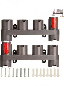 EstiloFullclean Accessories - Soporte de montaje para  V15 V8 V7 V10 V11 Absoluto Animal gatillo  accesorios con tornillos de expansión, organizador de montaje en pared para herramientas Versión mejorada - Herramientas para eliminar el polvo G-Soft - Ver 9