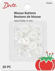 EstiloDritz Blouse, Perla Blanca, 11 Mm, 20 Botones De Camisa, CuentaVersióN Mejorada - 1 - Ver 5