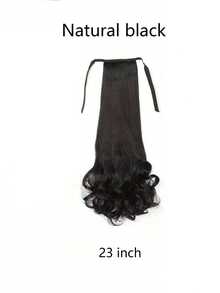 Women's Wig Short Curly Hair Ponytail Bandage Type Big Wave Short Wig Ponytail Short Ponytail Braid, Clip Type Pear Curl Medium Long Wig Braid, Natural And Lifelike. - Multicolor - View 33