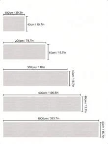 1 Roll Striped Decorative Sticker, Beige Linen Peel And Stick Wallpaper, Suitable For Cabinet, Self-Adhesive Removable Wall Paper - Multicolor - View 3