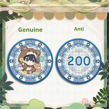 蓝色监狱亚克力筹码硬币双面动漫周边 - 史迪奇玩具、旅行玩具、课堂减压玩具、迷你洗澡玩具、圣诞文具减压球、生日礼物、复活节礼物、情人节礼物、完美礼物、赠品、玩具、游戏 - 彩色 - 查看 18