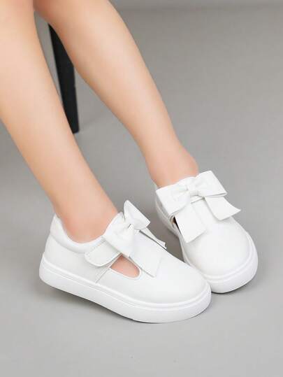 1 Pair Infant Solid Color Hook And Loop Casual Outdoor Sports Shoes, Boys Sneakers, Girls Outdoor Casual Student Shoes, Fashionable Infant Shoes