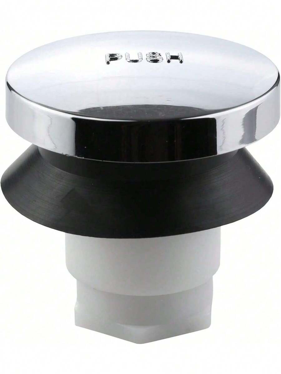 EstiloDanco, Cromado, 80811 Tope De Tina Con Punta TáCtil, 2 X 2 X 2.25 PulgadasVersióN Mejorada - Tapón de bañera - Ver 1