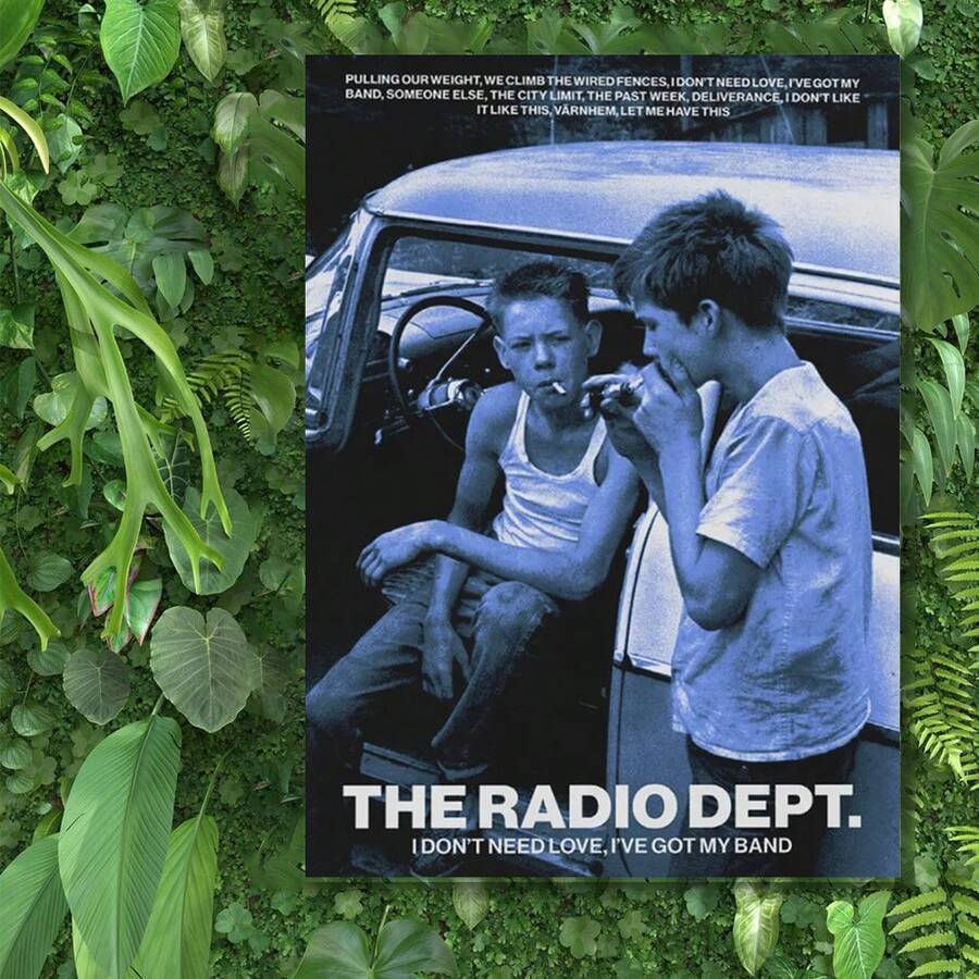 Framed The Radio Fanart Poster, Music Wall Art, Band Cover Graphic, Indierock Poster. Idear Gift For New Year, Thanksgiving And Christmas – Perfect Art For Home Decor, Living Room, Kitchen, Bathroom & Room Decor. - 隨機印刷 - 查看 1