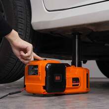 Electric Car Jack  5 Ton 11023 LBS Hydraulic Jack With Electric Impact Wrench  Portable Car Lift With Built-In Inflatable Pump  And LED Light For SUV MPV Sedan Truck Change Tires Garage Repair - Orange - View 9