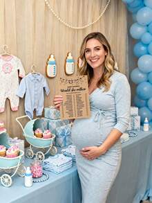 10/20pcs Baby Shower Game Cards, "She'd Rather..." Baby Shower Game, Rustic Bridal Shower Or Bachelorette Party Game, "Dad Or Mom" Game, Fun Activity Cards, Neutral Design, Creative Baby Shower - Multicolor - View 5