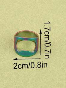 创意开瓶器戒指螺旋式不锈钢指环啤酒罐开瓶器小工具酷炫酒吧厨房配件礼品