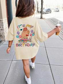 Emotionally Stable Capybara, Tween Boy Casual Fashion Creative Minimalist Pattern T-Shirt, Suitable For Children In Summer, Teenager Shirt - Apricot - View 2