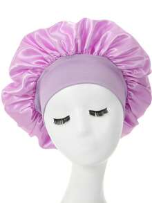 2025 New Adult Wide Stripe Elastic Headband Sleep Cap, Women Haircare Hat, Outdoor - Khaki - View 11