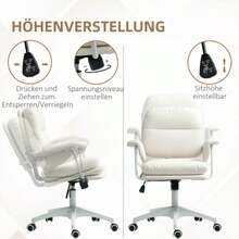 Home Office Chairs - White - View 4