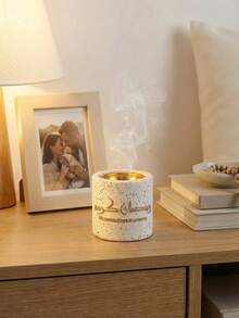 1件/套创意极简树脂黑白月牙形香炉，中东四季家用空气净化香炉，阿拉伯字母香夹/冰夹，适用于瑜伽室、按摩室、冥想室、头发和衣物、办公室和卧室，四季皆宜 - 彩色 - 查看 12