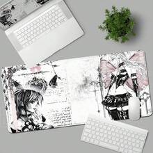 New  Light Yagami Desk Mat  Anime Mousepad Computer Gamers Lock Edge Mouse Pad Gaming E-Sports Keyboard Pads - A4 - Xem 10