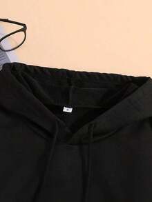 Hoodies For Womenhoodie2025 LC Letter Print Hoodie, Women's Casual Daily Wear Halloween Costumes, Thanksgiving Clothing, Hoodie Autumn And Winter, Unisex Short Sleeves, Plus Size Fall Clothes, Sweatshirt, Women's Fall Clothes,, Printed ClothingLoose And Comfortablehoodies For Women  Clothes Clothes - 白色 - 查看 7
