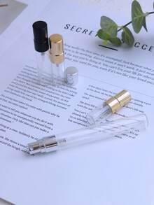 1pc/8pcs/50pcs 2/3/5/10ml Mini Refillable Clear Glass Spray Bottle, Portable Perfume Bottle, Refillable For Beauty, Essential Oils, Plants, Home Use, Travel Essentials, Fine Mist, Non-Irritating, Suitable For Business Travelers And Busy Professionals - Multicolor - View 4
