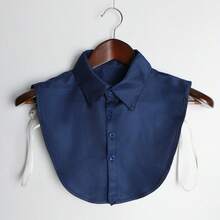 4pcs/1pc Detachable Collar, Unisex - Fashionable Fake Shirt Collar, Half Fake Collar, Versatile And Easy To Wear, Ideal Gift For Friends, Family And Colleagues - Size L - View 14