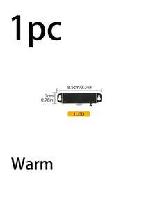 1/4件組太陽能壁燈，1LED/2LED/4LED（白光/暖光），1000流明亮度，家用LED景觀照明，適用於花園裝飾/庭院/走廊/入口/庭院/交叉口/戶外牆面/室內牆面/居家裝飾 - 彩色 - 查看 13
