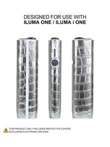 1pc 360° Protective Case For IQOS ILUMA ONE/ILUMA I ONE, Effectively Prevents Scratches And Collisions, Crocodile Grain PU Leather Surface, Accessories For Smoking Device, Suitable As Gift For Men And Women