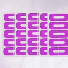 100片/包 低过敏性指甲油保护贴 - U型角质层保护贴，99.99%+紫外线防护，自粘可移除硅胶贴片，适用于美甲、法式美甲、凝胶指甲油和粉状指甲（手指和脚趾），美甲用品，美甲工具，返校季，指甲，美甲工具（适用于按压式指甲） - 黑色 - 查看 10