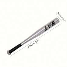 25-Inch Aluminum Alloy Baseball Bat, Lightweight , High Impact, Suitable For Youth And Adults Outdoor Training, Softball And Baseball Practice, Ideal Equipment For Matches, Also A Great Gift For Friends And Family, Can Be Used In Multiple Countries - Silver - View 11