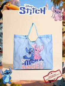 Disney 官方授权单件装刺绣图案购物袋，大容量可折叠手提袋，抽绳单肩包，轻便手提包，官方授权正品，女士/女孩/女性适用，适合日常/购物/外出 - 彩色 - 查看 13