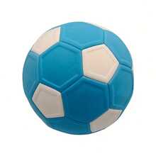 1 st ljusblå fotboll storlek 5, mjukt EVA-material med böjd design, sandfyllt innerlager, lämplig för kurvträning, lämplig för vuxna och tonåringar, utmärkt för park-, strand- och gräsmattesporter, perfekt för fotbollsturneringar, professionell fotbollsutrustning, perfekt present till alla hjärtans dag, lämplig för matcher, fritid, fotbollsträning, fotbollstillbehör, fotbollstillbehör, fotbollsutrustning, hemunderhållning, gräsmattelek, utomhusteambuilding, utmärkt val för presenter till män, födelsedagspresenter, nyårspresenter - Babyblå - Visa 9