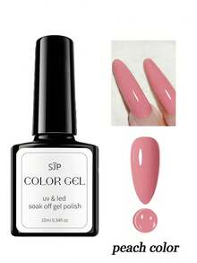 1/5 瓶粉色、红色和白色系列 UV 凝胶指甲油，DIY 美甲用品，适合法式美甲、日常和节日佩戴 - 彩色 - 查看 16