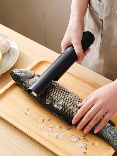 Practical Fish Scale Remover, Seafood Scaler, Wireless Portable Electric Fish Scaler, Fish Scaling Tool, A Must-Have For Removing Fish Scales, Suitable For Both Commercial And Home Use.