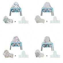 1pc Baby/Toddler High Chair Cushion, Double-Sided, Built-In Inflatable Pad For More Comfort - Multicolor - View 6