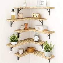 Floating Shelves For Wall - Light Burnt Color - View 7