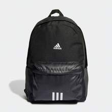 Adidas Classic Sports Badge 3-Stripes Polyester Backpack, Unisex Regular Couple Style, Black