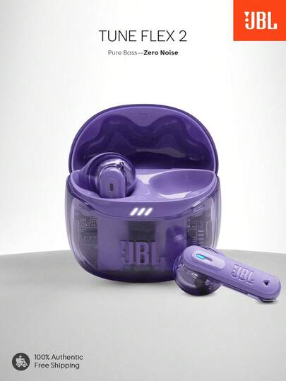 JBL Tune Flex 2 Active Noise Cancelling True Wireless Earbuds 48H