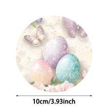 4/6 piezas (con/sin soporte) Juego de posavasos de madera con diseños de elementos de Pascua, mariposa y floral, adecuado para patio, cocina, sala de estar, decoración de mesa para reuniones en el hogar, mejor regalo de Pascua, Día de San Valentín de primavera para amigos y familiares