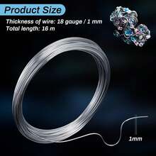 1把钳子 + 2卷2.0mm x 5m珠宝线，用于珠宝造型、DIY雕塑和工艺品制作