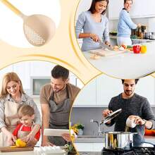1/2 chiếc - Muỗng múc canh/rây 2 trong 1 - Làm từ chất liệu PP, muỗng và rây đa năng, kích thước lớn phù hợp cho nhà bếp gia đình, thích hợp để múc há cảo và mì, chịu nhiệt. - Nhiều màu - Xem 6