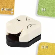 Paper Corner Rounder 3 In 1 R4mm+R7mm+R10mm Punches Crafts Cutter Envelope Punch Board Hole Puncher Laminate, Projects, Photo Cutter, Card Making Scrapbooking And Journaling - Black White - View 3