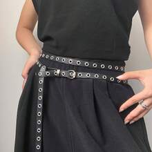 Women's Belt - 2025 New Style, Versatile PU Leather Accessory, Suitable For Daily Outfits - 黑色 - 查看 3