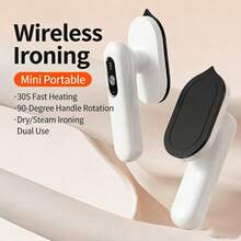 Wireless Mini Compact Powerful Garment Steamer, Non-Damaging Fabric, Lint Remover & Shaper - Multicolor - View 2